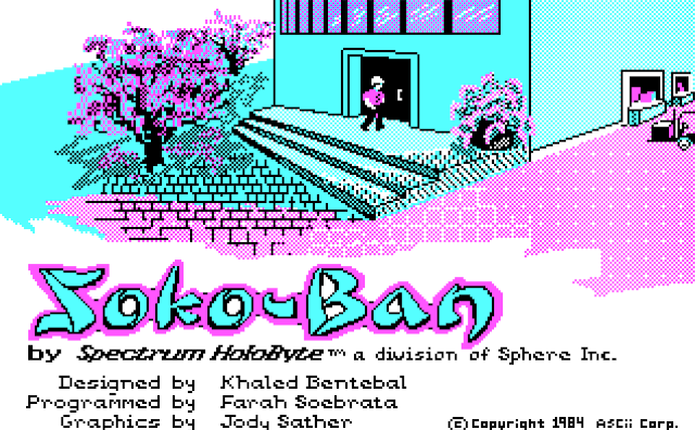 Sokoban 1984 Splash Screen